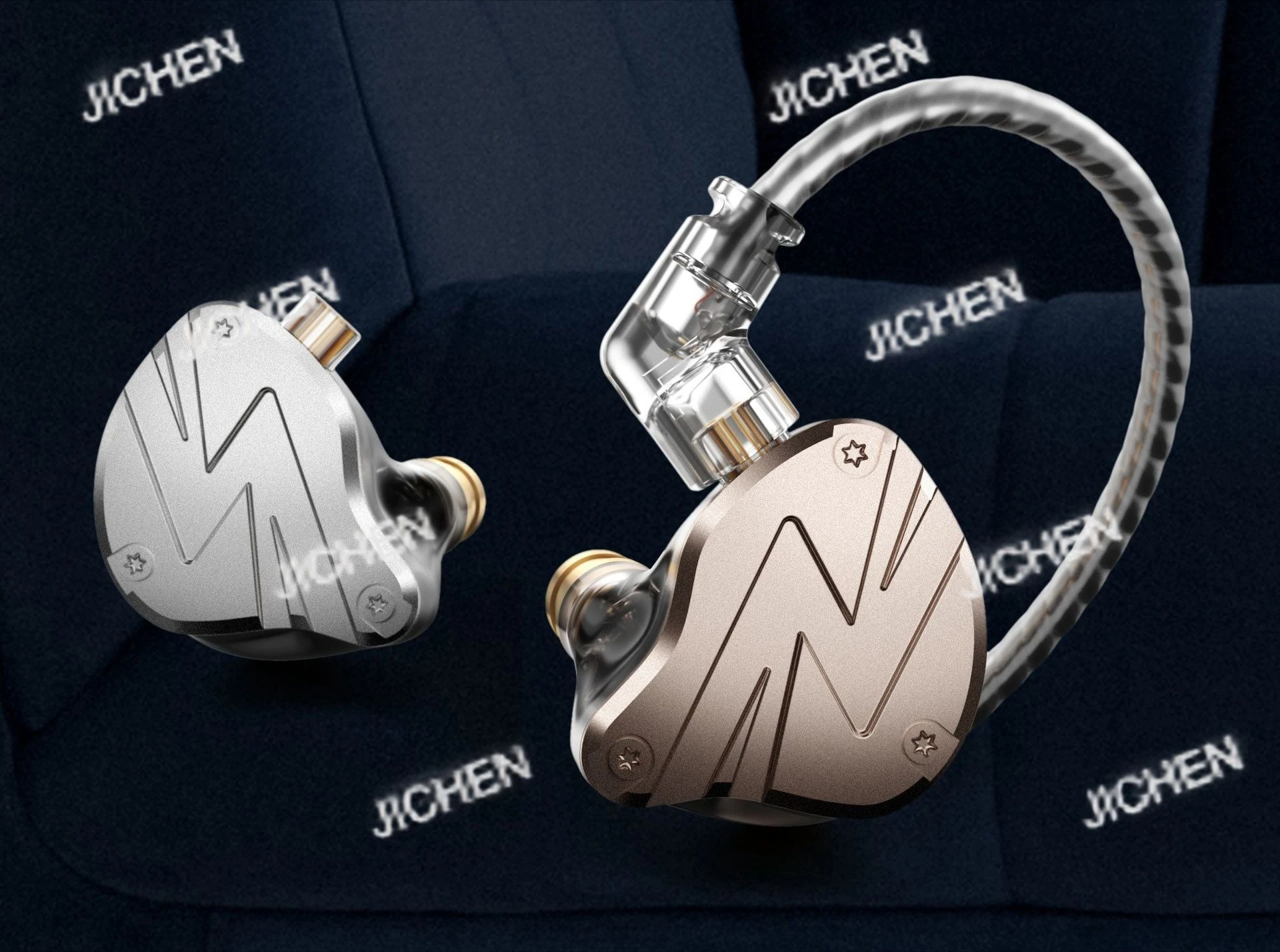 

Neu Ring Iron Hybrid In-Ear Wired Headphones Cable Changeable High Sound Quality HiFi Noise Cancellation