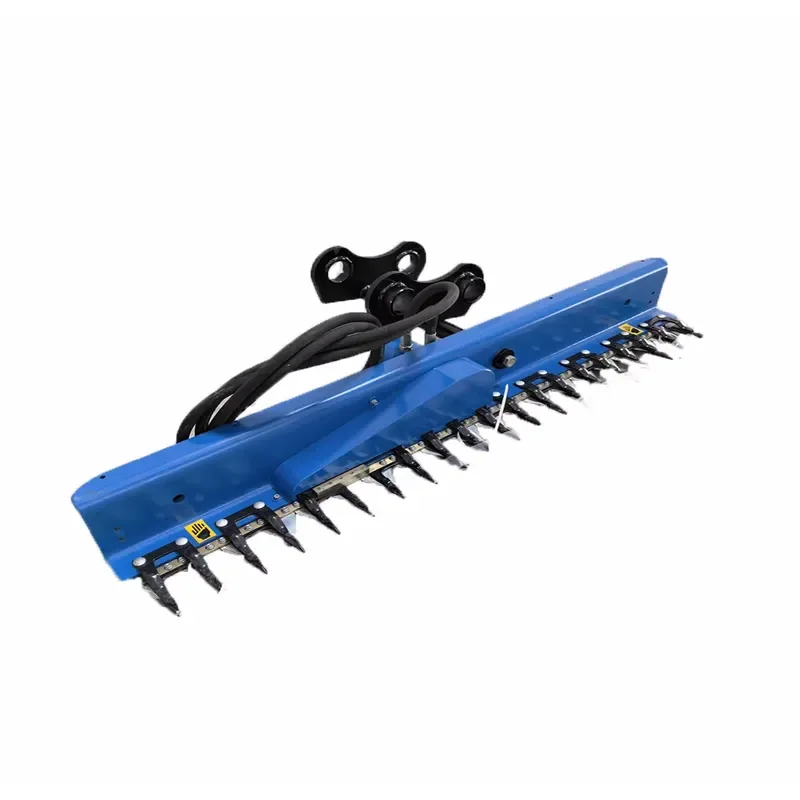 Excavator Attachment Hedge Trimmer Hydraulic Green Cutter For Road Green Belt Pruning, Shrub Trimming, Garden Maintenance