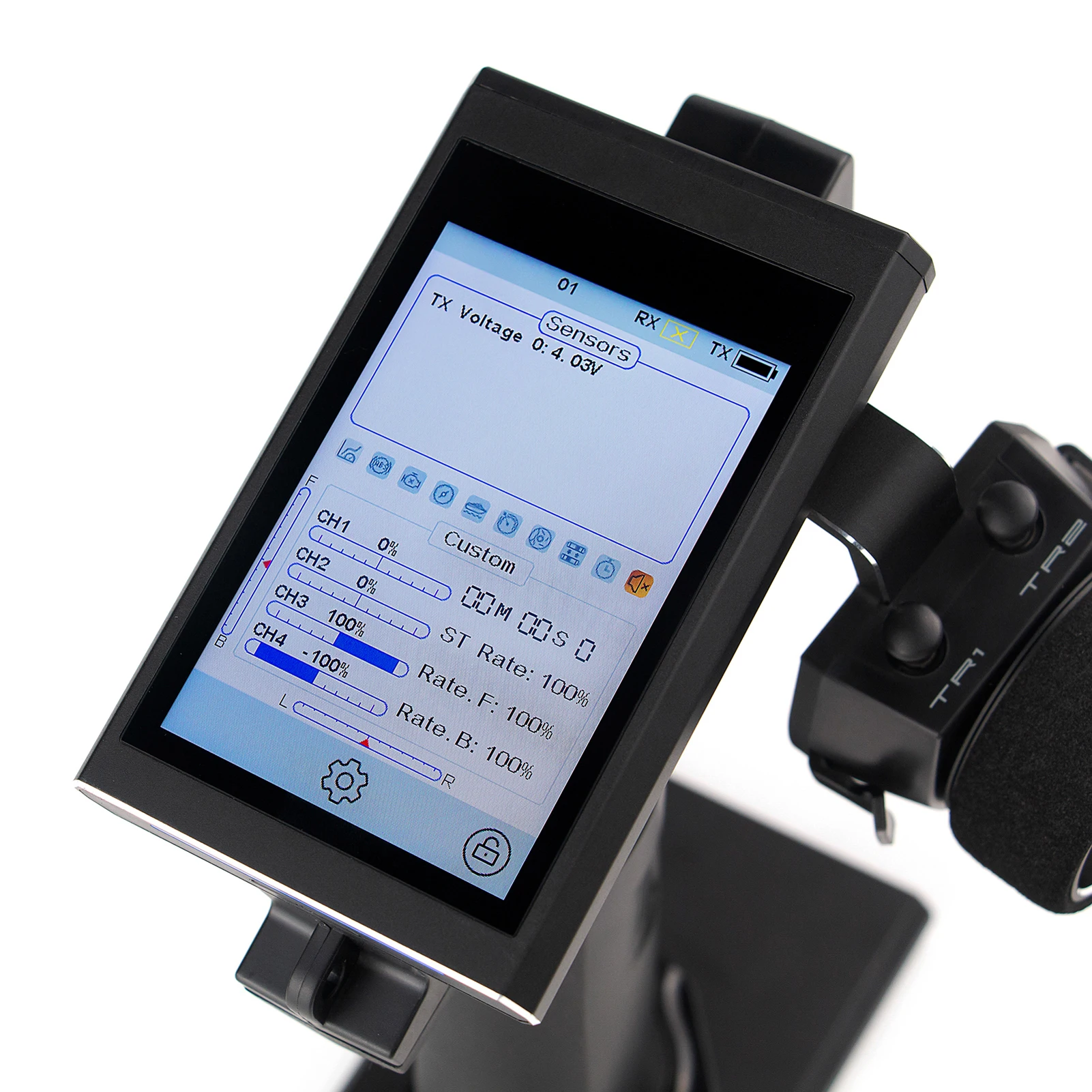 2.4G 8CH ラジオ送信機リモートコントローラー、FGR4S レシーバー付き、リモートコントロールカーボートモデル用 AFHDS 3 プロトコル