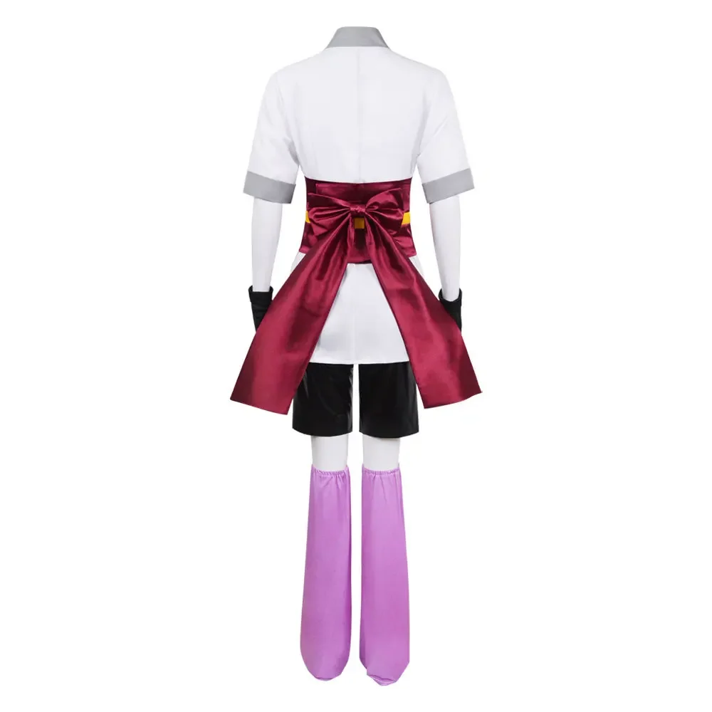 Anime Machi Hunter X Hunter Komacine Cosplay Trajes, Peruca Roxa, Trupe Fantasma para Mulheres, Fato Carnaval de Halloween, Japonês