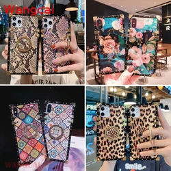 Luxury Leopard Snake Pattern Case For Xiaomi Redmi 10 Note 11 10 Pro 10S 9 Pro Max 9s K30 Pro Poco C3 X3 Pro M3 F3 Ethnic Cover
