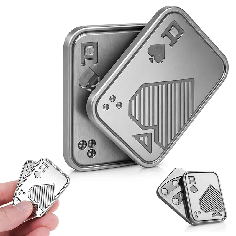 fidget-spinner-aa-kk-fingertip-gyro-solucao-brinquedo-de-reducao-de-pressao-push-poker-push-card-brinquedos-de-metal-presentes-para-adultos