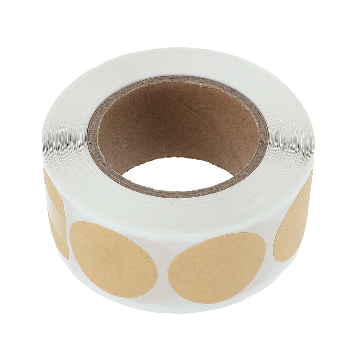500 Pcs Sealing Stickers Nail Writable Labels for Packaging Round Kraft Paper Packing