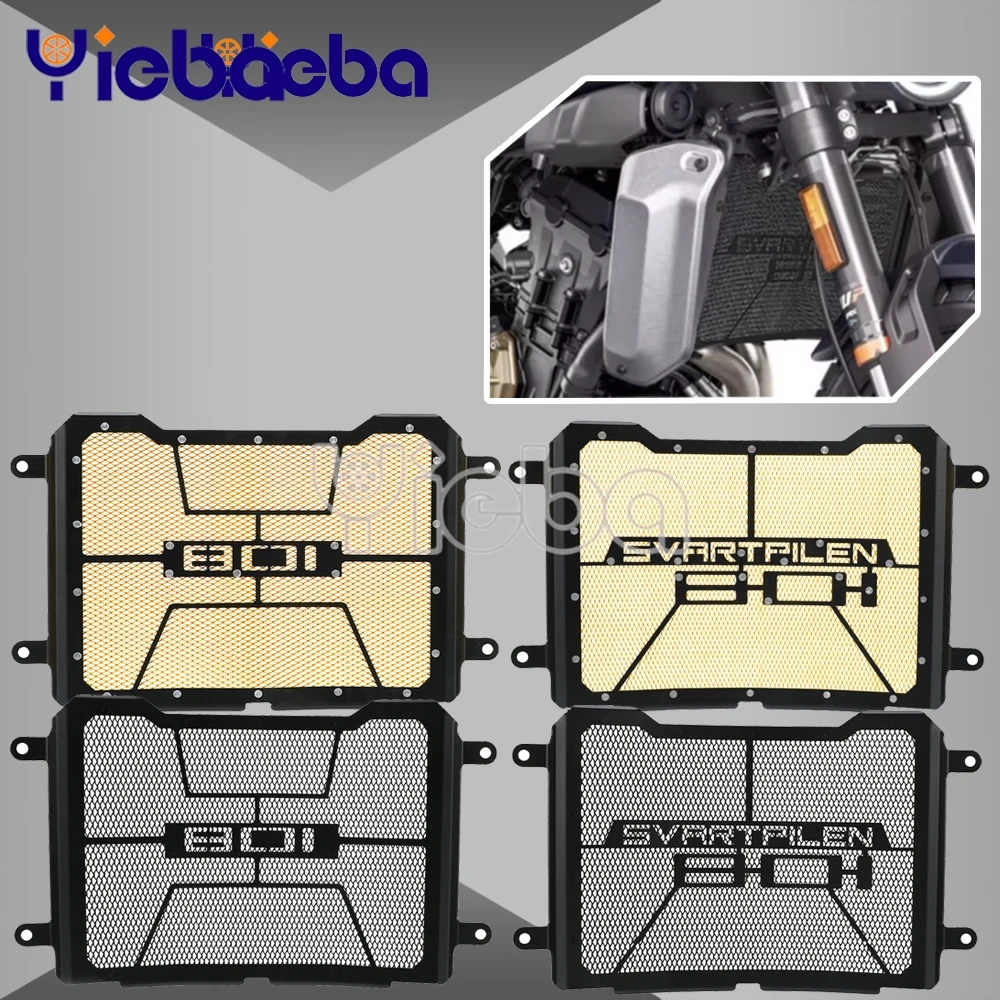 

Fit For Husqvarna Svartpilen 801 2024 2025 2026 Motorcycle Aluminum Radiator Grille Guard Protector Cover Protection Accessories