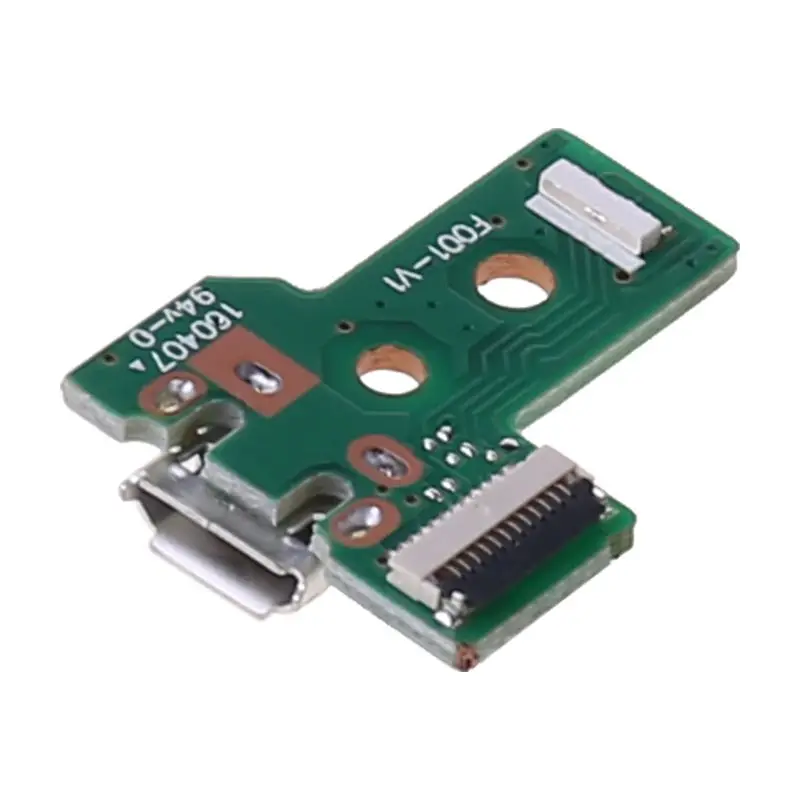 JDS-030 USB Charging Port Socket Board 12 pin Flex Ribbon Cable with Board for DualShock 4 Controller