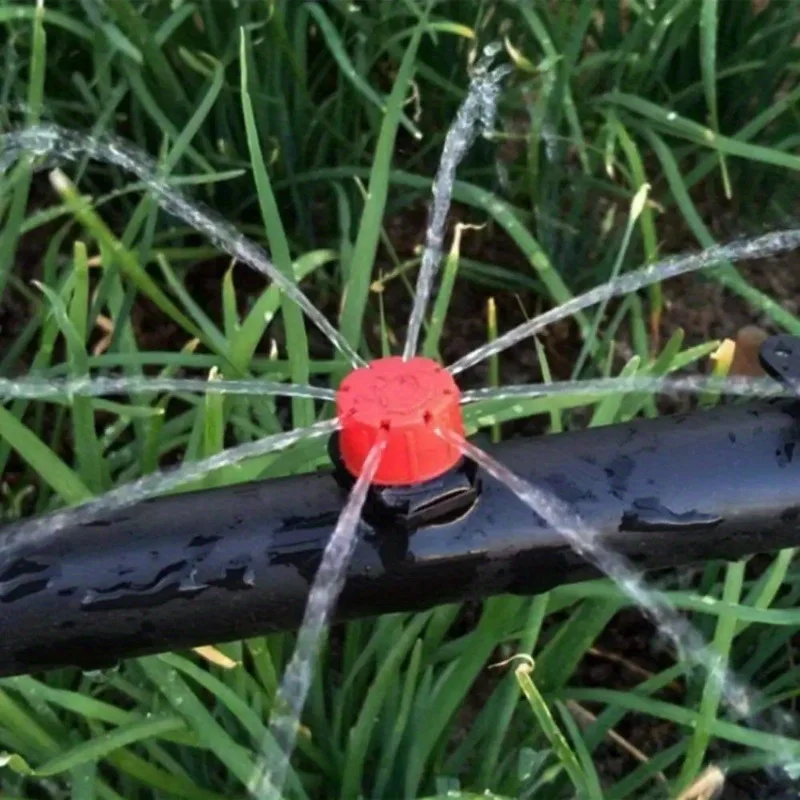 50/100pcs Adjustable Irrigation Drippers Sprinklers 1/4''  Emitter Dripper Micro Drip Irrigation Sprinklers for Watering System