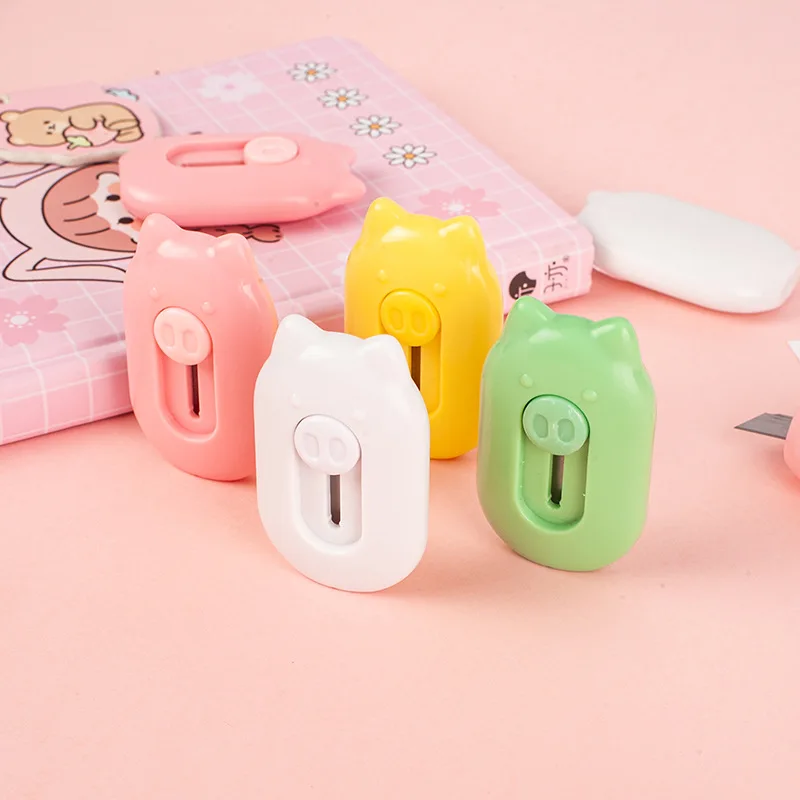 Cartoon Design Knife Candy Color Candy Color Knife Utility Knife Creative For Home Diy Projects Unboxing