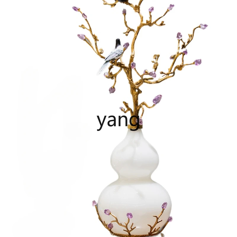 

Yjq High-End Entrance Decoration Fu Lu Mantang Decoration Living Room Entrance Side Cabinet Decoration Qiao Send Gifts