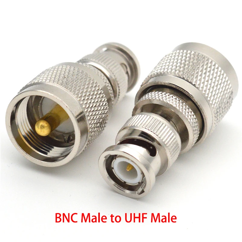 1PC Q9 BNC Adapter Male Female To SMA UHF N Type PL259 SO239 BNC BANANA Male Female RF Connector Adapters Test Kit Copper Brass
