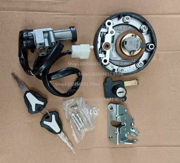 1set For LIFAN KPT200 KPT 200 Motorcycle Accessories Lock Set Lgnition Switch Start UP Key Fuel Tank Lock