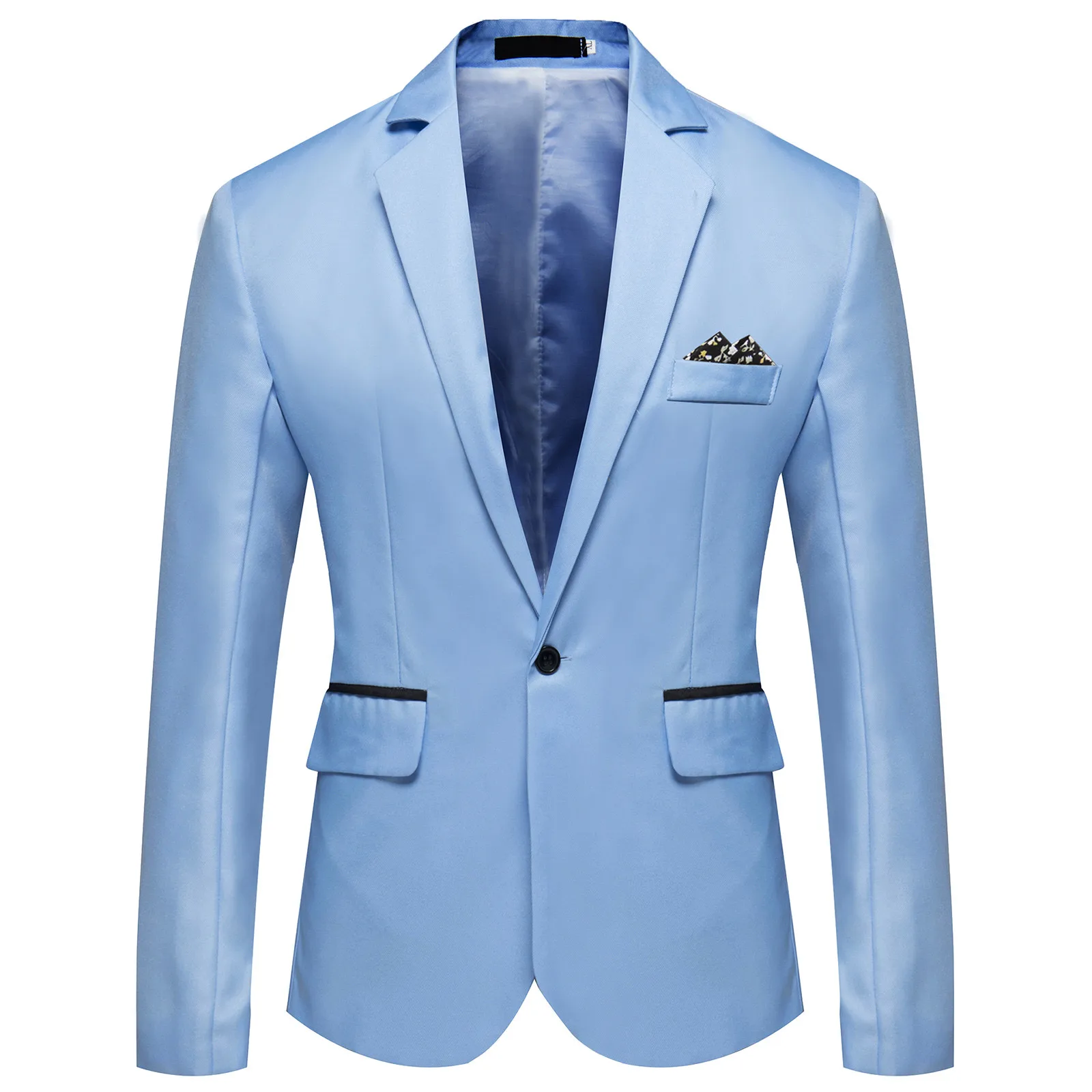 Jaqueta justa masculina de terno de negócios, blazer casual masculino, tendência de casamento, botões do noivo, blazer formal, outono e inverno, 2022