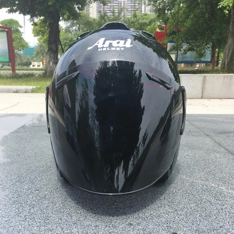 Motorcycle Helmet Open Face 3/4 Helmet SZ-Ram 3 Bright Black Cycling Dirt Racing Motorcycle Kart Protective Helmet Capacete