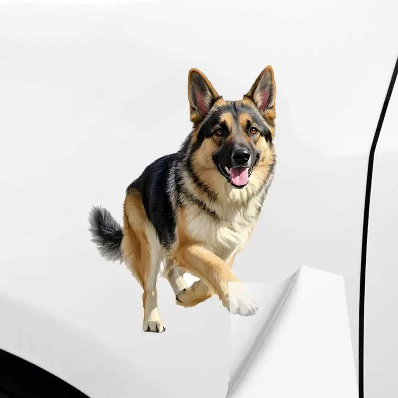 

Various Police Dog Posture Stickers Waterproof Sunscreen Car Body Scratch Blocking Wall Decals God Dog Theme W19