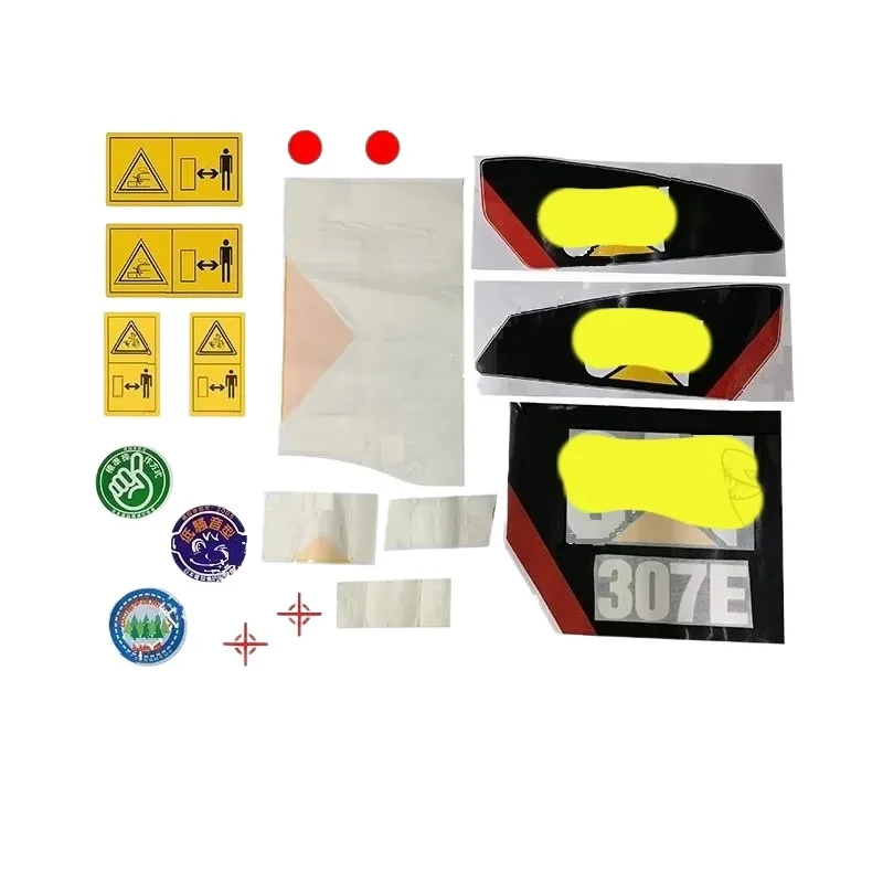 

Excavator Complete Sticker Cat E306e2 E307d E312d E320c E323dl Whole Machine Body Exterior Decorative