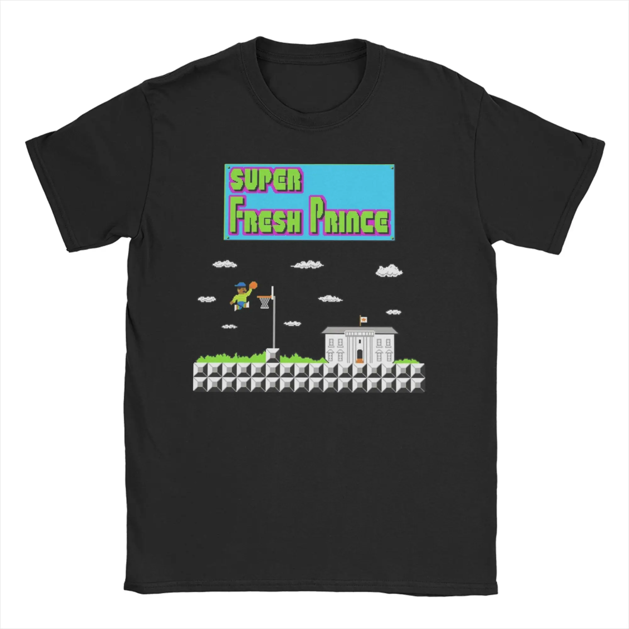 

Super The Fresh Prince Of Bel-Air Men Women's T Shirt Novelty Tees Short Sleeve Crew Neck T-Shirt 100% Cotton Printed Tops