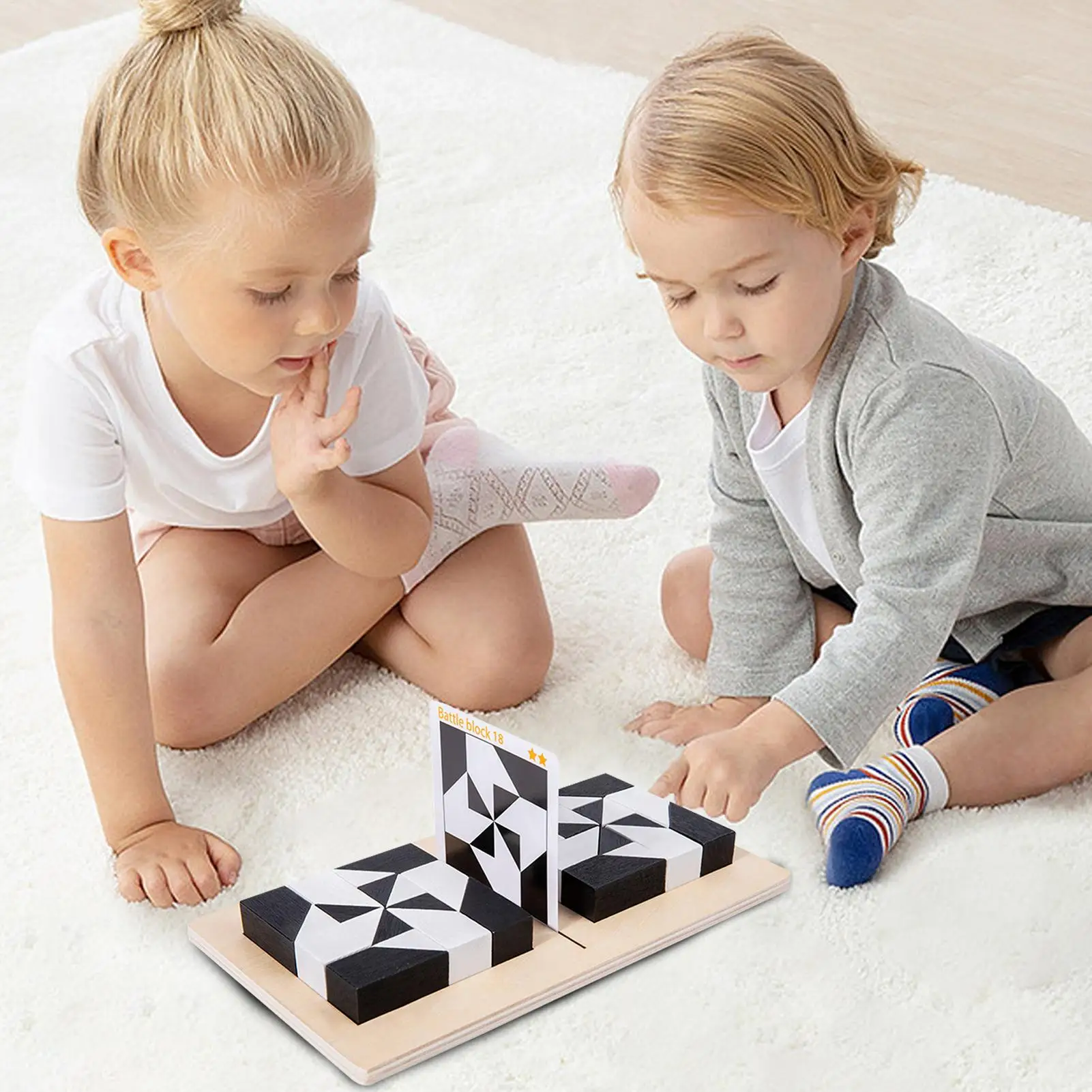 Mind-bending Challenge Geometric Puzzle Game Kids Toy Game Parent-child Interactive Board Game Party Game Toy Gifts