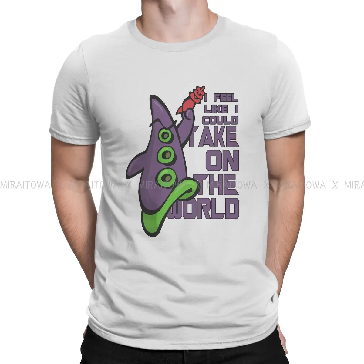 Purple Men TShirt Day Of The Tentacle O Neck Short Sleeve Fabric T Shirt Humor Top Quality Gift Idea