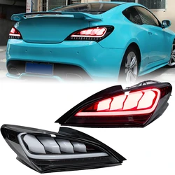Car For Hyundai Genesis Coupe 2009-2012 Tail Lamp Led Fog Lights DRL Hella Tuning Light Car Accessories Tail Lights