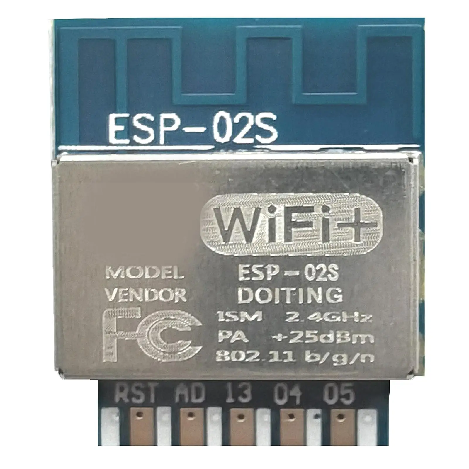 โมดูล Wi-Fi ESP-02S TYWE2S Serial Golden Finger แพคเกจ ESP8285ไร้สายโปร่งใสเกียร์ใช้งานร่วมกับ ESP8266