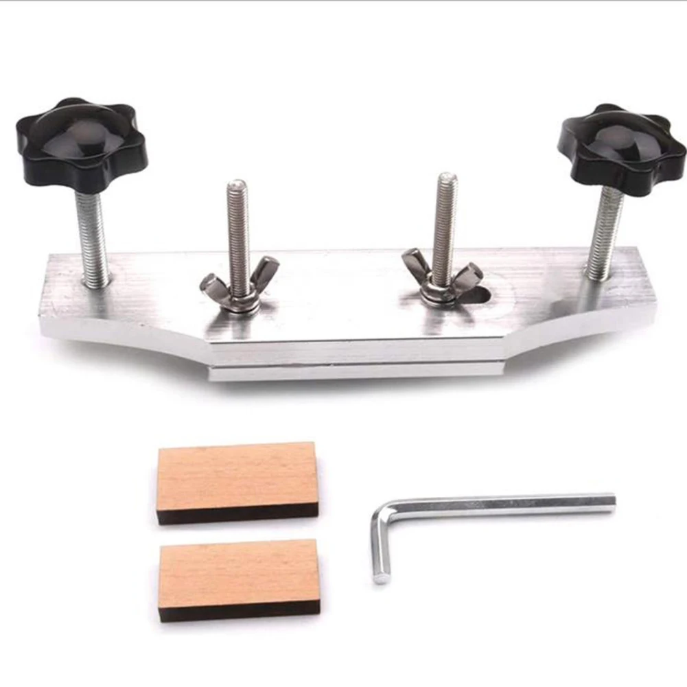 Guitar Bridge Clamp Guitar Fixture Bonding Bridge Clip Luthier Tools With Wooden Blocks Wrench Parts