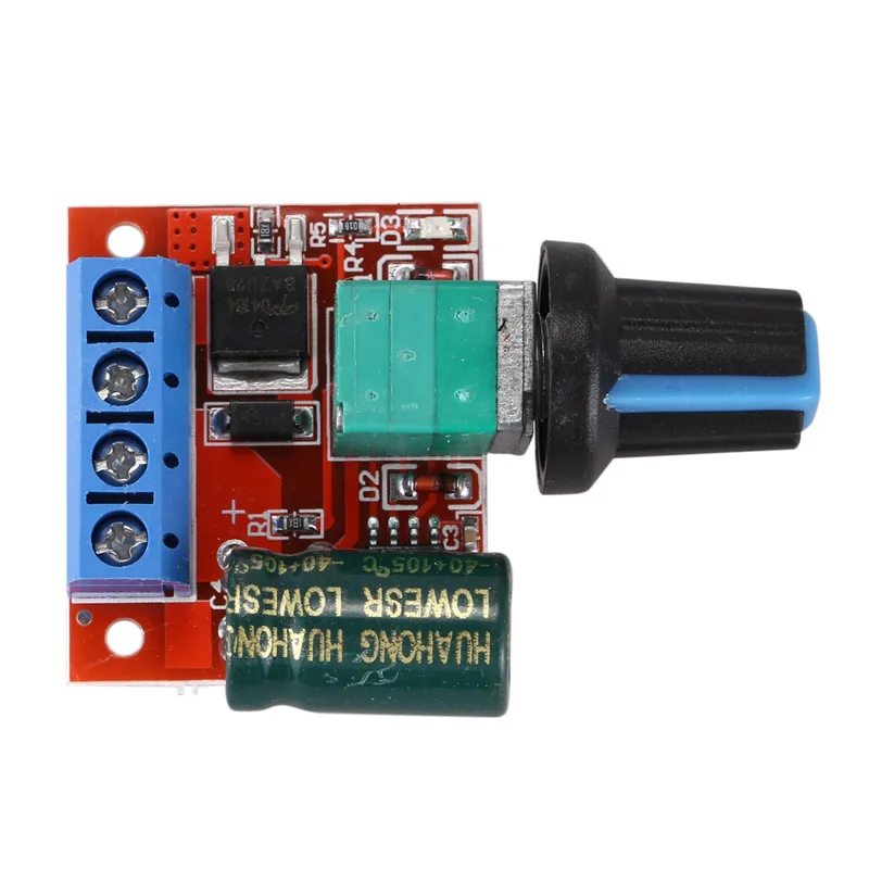 AS95-5X DC5-35V 5A PWM وحدة تحكم في سرعة محرك التيار المستمر LED ضوء باهتة التبديل 10 كيلو هرتز