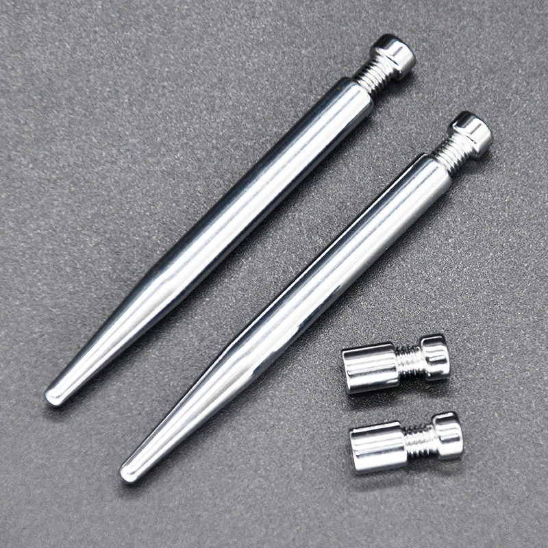 500PCS Metal Glass Standoff Pins Barrel Screws Billboard Clip Nail Photo Frame Signage Nails Advertising Nails Chromed