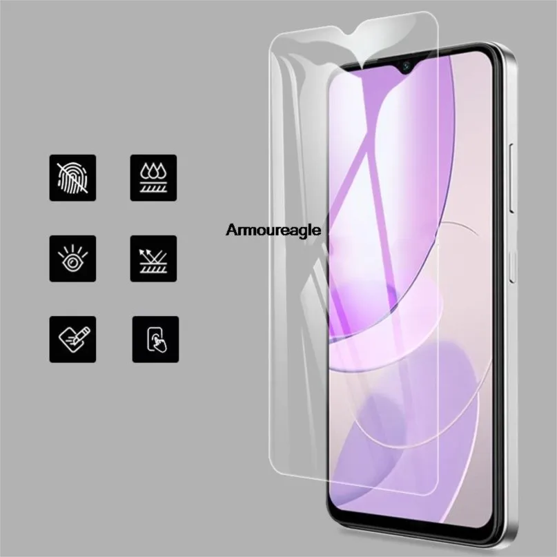 hd clear tempered glass guard on for itel itel s23 screen protector thin for itels23 itels23 2.5d anti scratch protective film