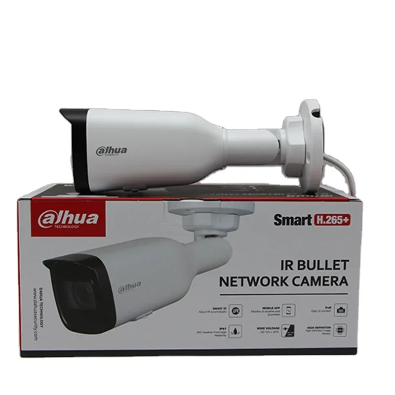 IPC-HFW1431T1-ZS-S4 Original 4MP Entrada IR 50M Impermeable IP67 Vari Focal Bullet Netwok Cámara