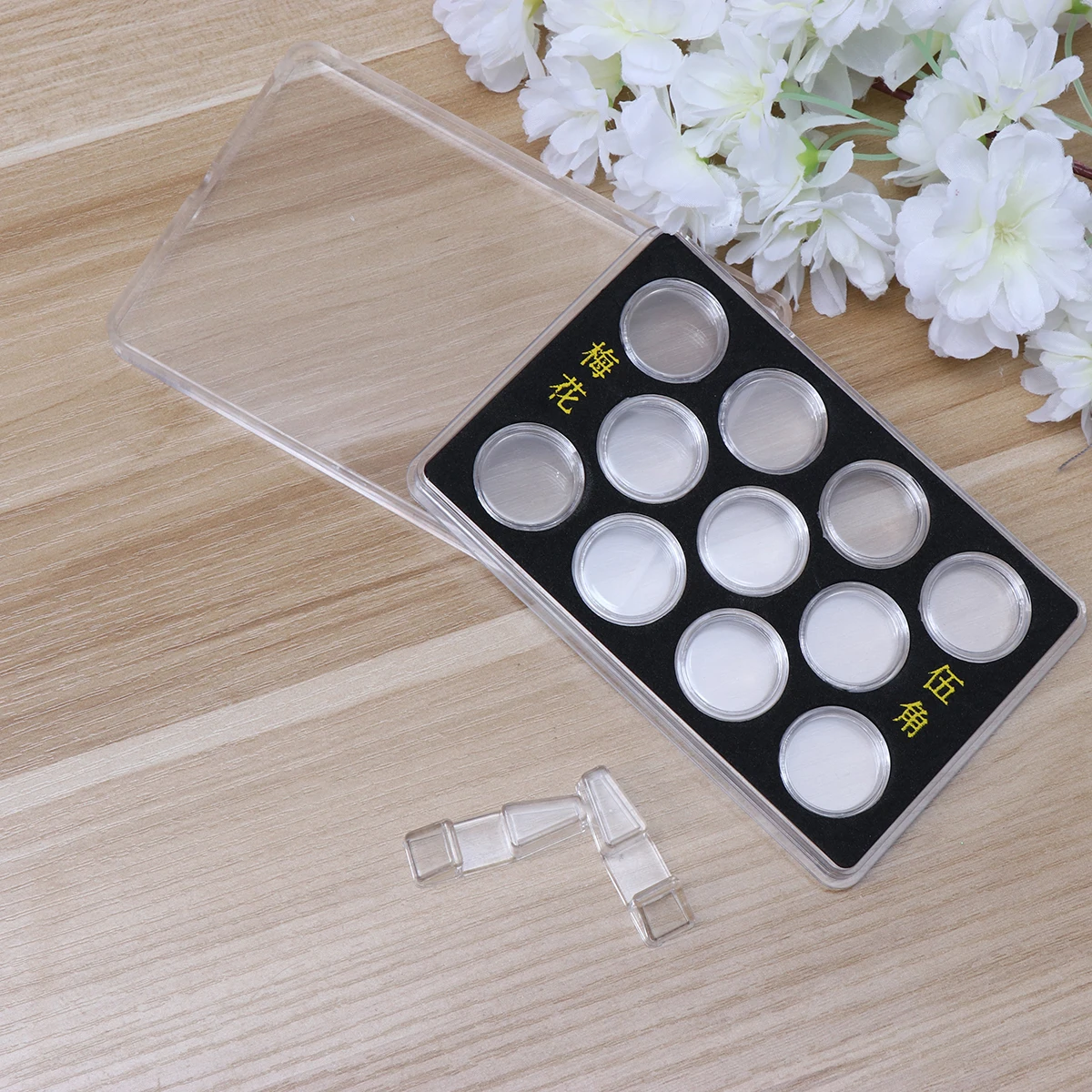 Holder Case Collection Box Dust-Proof Oxidation Resistance Storage Capsule Organizer Commemorative Plastic Open