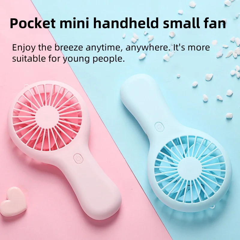 Handheld Mini Fan Portable USB Charging Convenient Creative Small Fans Catapult Pocket Hand-held Fan Wedding Gift