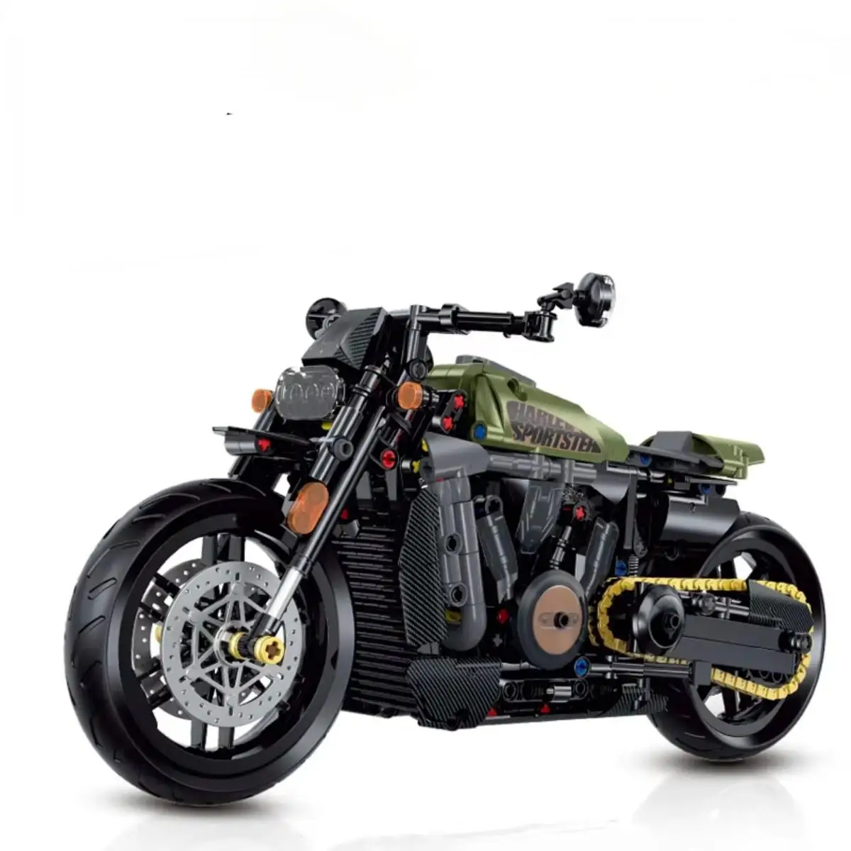 

Строительные блоки MOC 1:8 — сборка и обучение с моделью мотоцикла — технические игрушки в качестве блестящих подарков на день рождения для детей и мальчиков