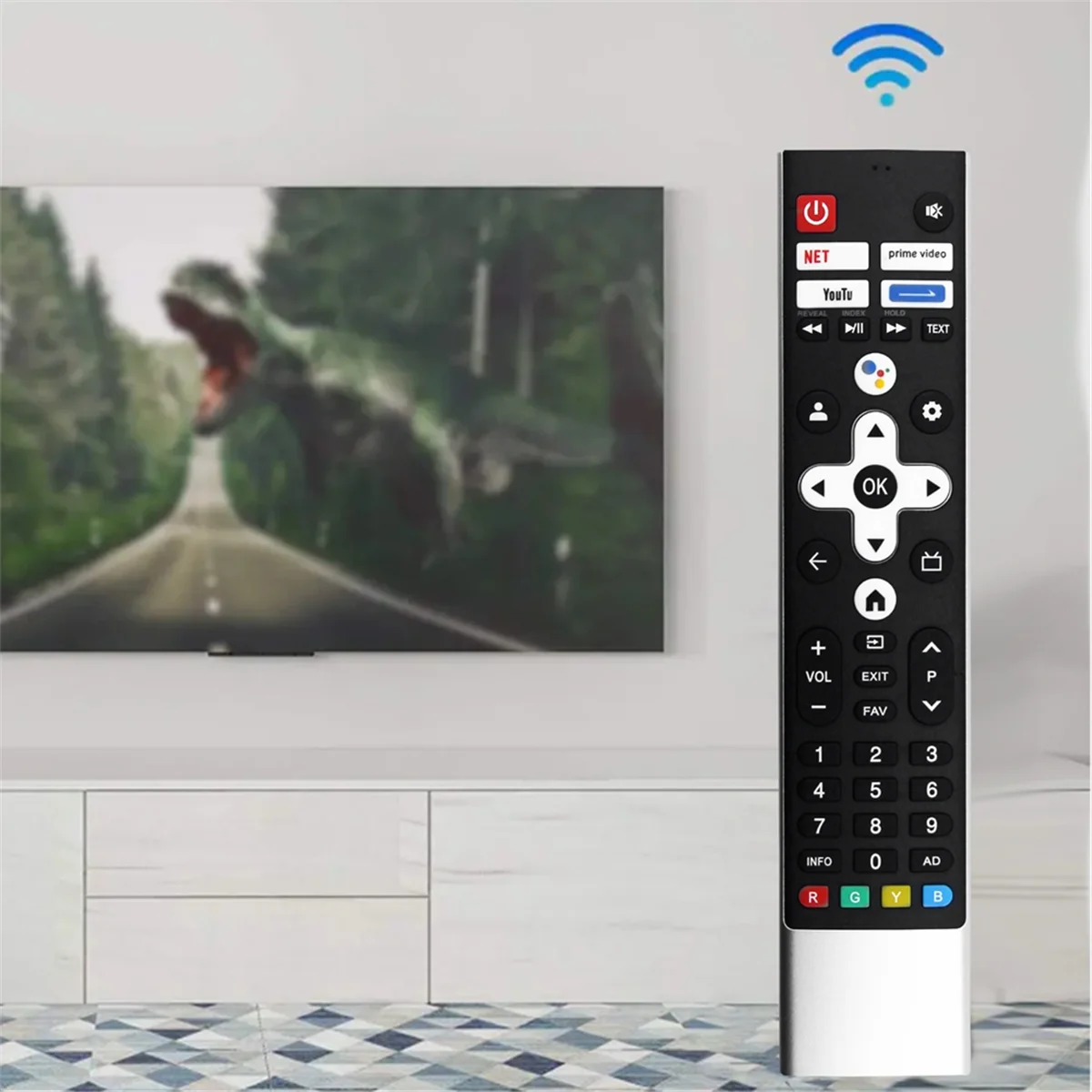 الجودة! استبدل جهاز التحكم عن بعد الصوتي HS-7A05H-00 لجهاز التحكم عن بعد للتلفزيون SKYWORTH HS-7A05H-00