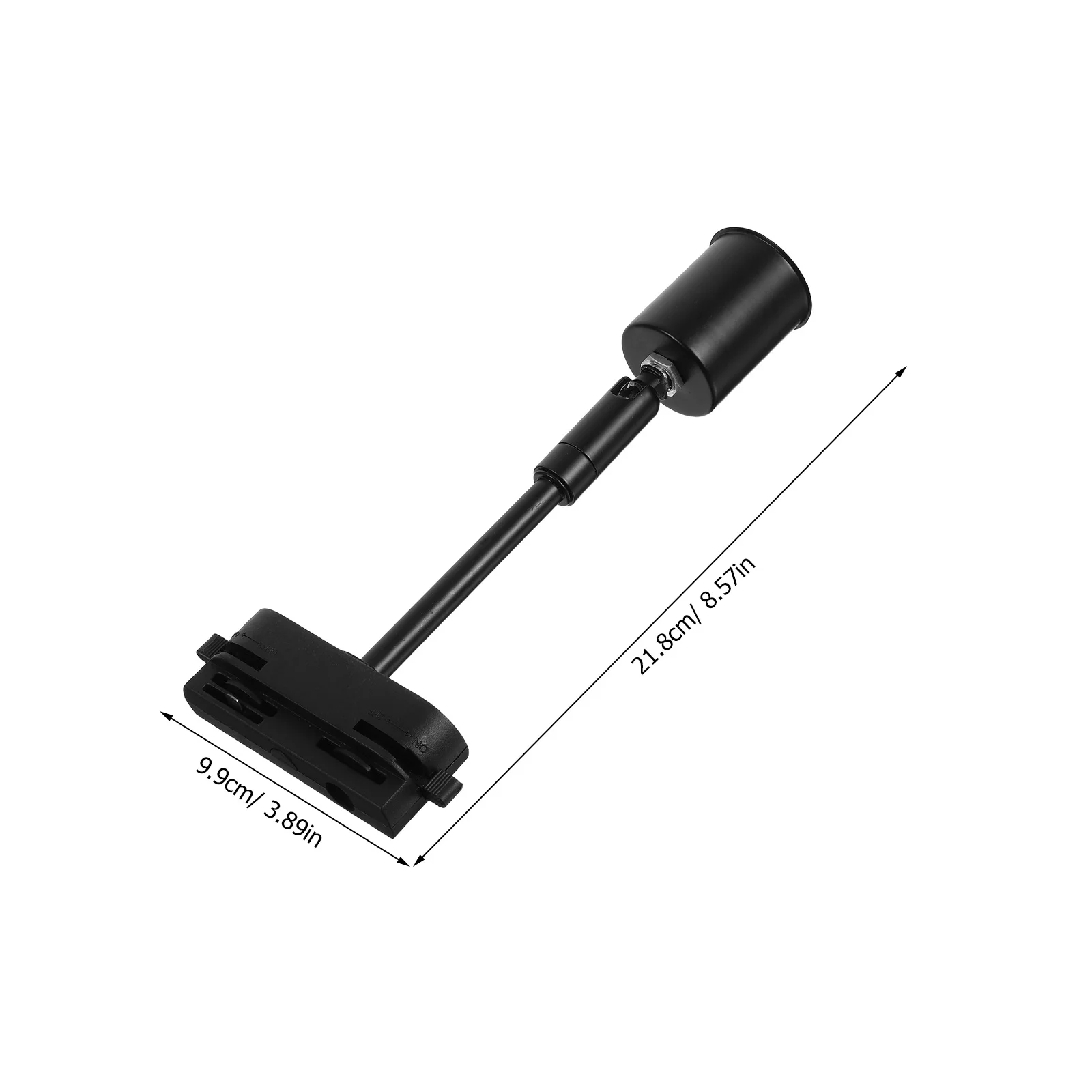 E27 محول حامل المصباح المسمار الأبيض لتركيبات الإضاءة المسار LED محول مقبس الإضاءة حامل المصباح للملابس التجارية #4