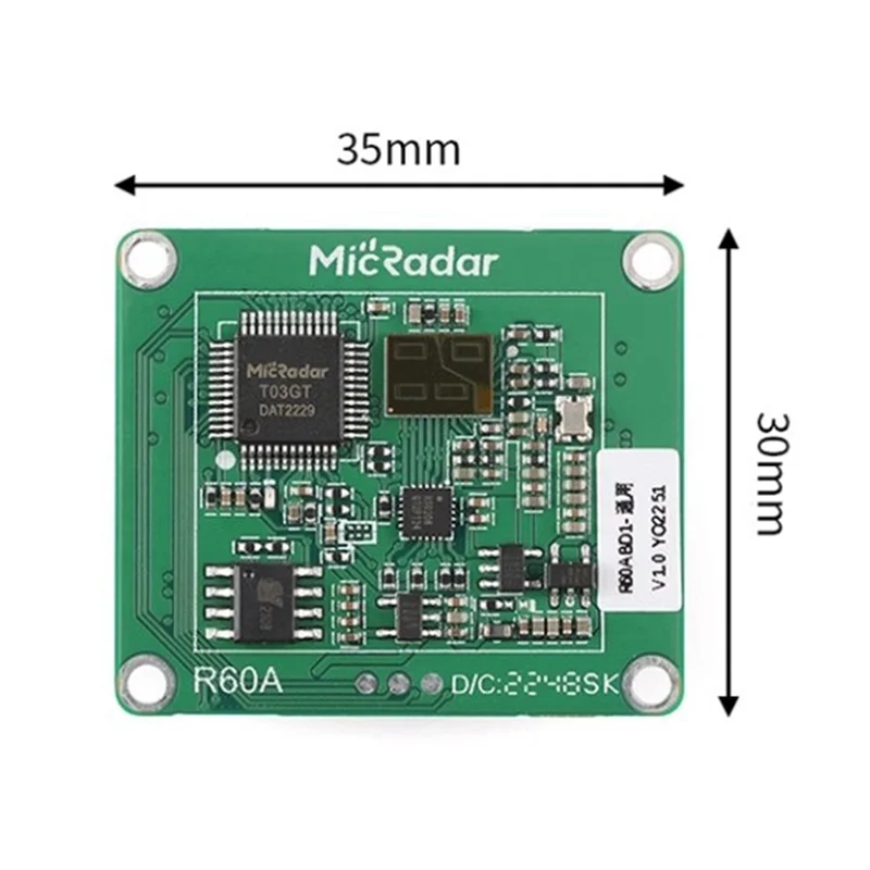 AA87 цельный R60ABD1 60G миллиметровый радарный модуль мониторинга сна многофункциональный портативный