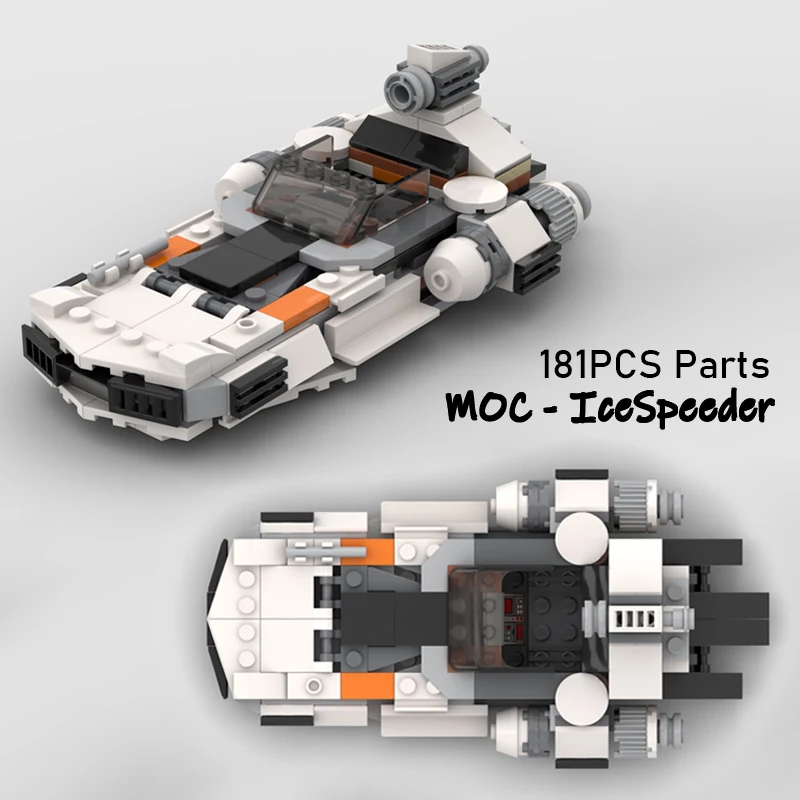 MOC Custom Builder Military Patrol Scout Imperial Diamond Micro-Warriors Clone Armored Snowspeeder Космический корабль Детали...