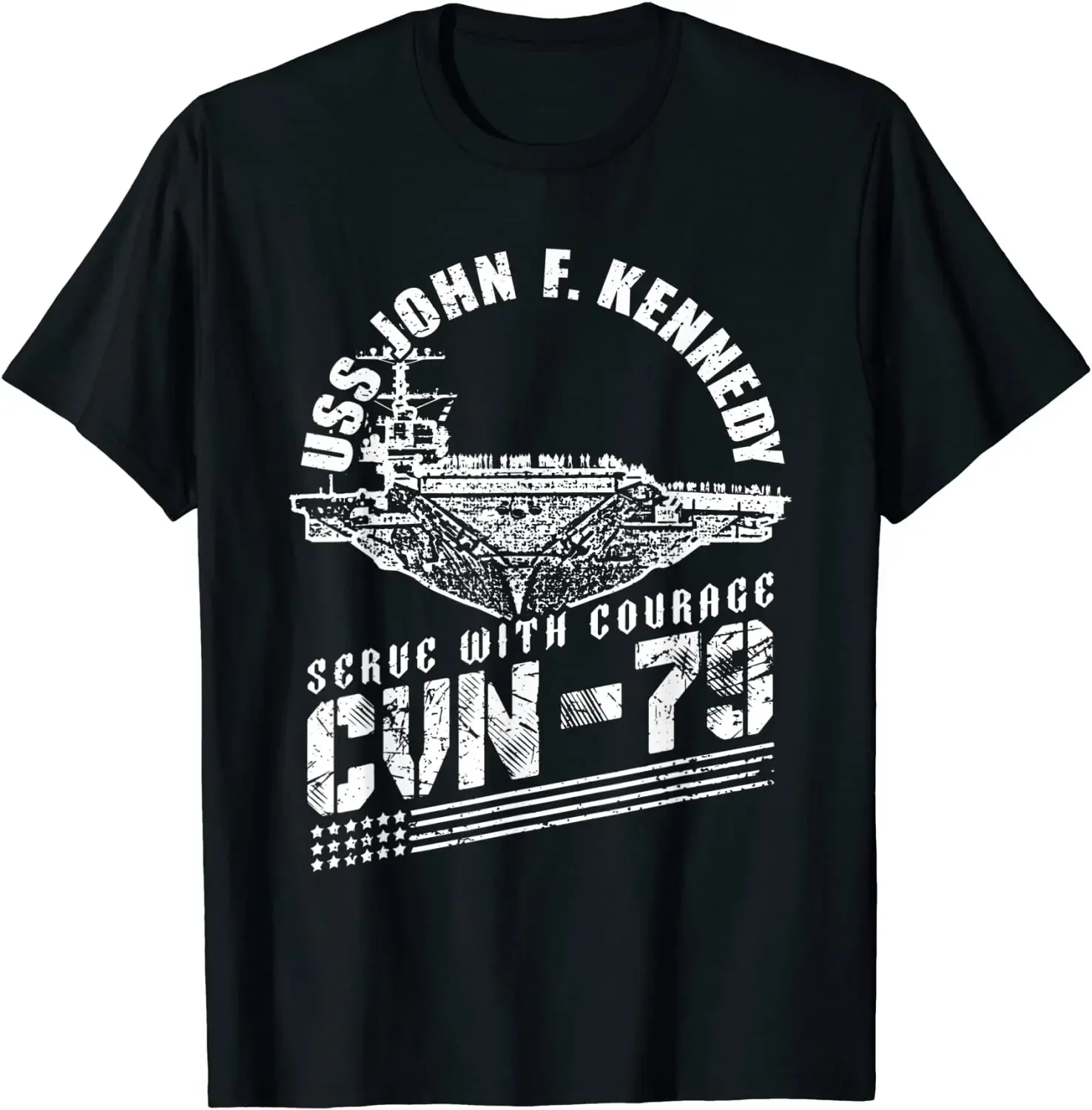 

USS John F Kennedy CVN-79 Aircraft Carrier T-Shirt 100% Cotton O-Neck Short Sleeve Summer Casual Mens T-shirt Streetwear