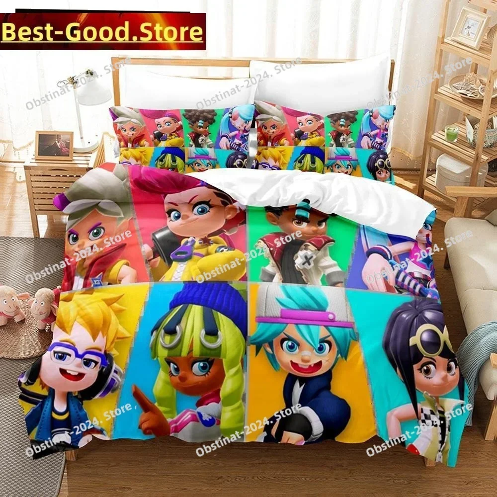 Game Ninjala Printed Bedding Duvet Cover Set Soft and Comfortable Perfect Children Room Decoration