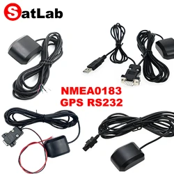 3.3-5V NMEA 0183 직렬 RS232 GPS 수신기 NMEA0183 안테나 9600 전송 속도 GPS WAAS QZSS 1-10Hz