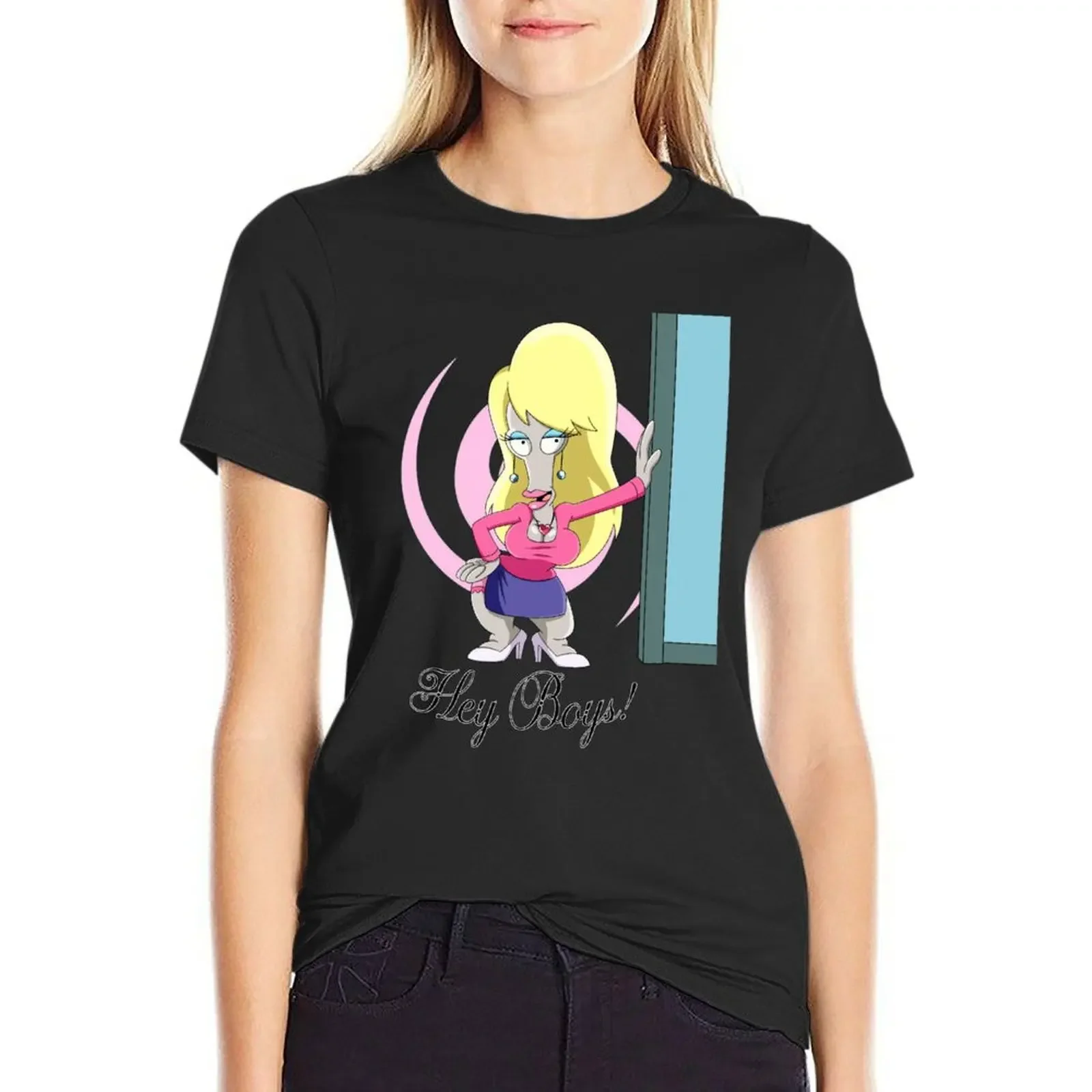 

Hey Boys! T-Shirt quick-drying Aesthetic clothing female lady clothes summer clothes for Women