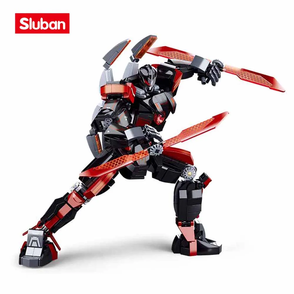 

Sluban Building Block Toys Robot Series B1120 Dark Wander 585PCS Bricks Mechanical Armor Compatbile With Leading Brands