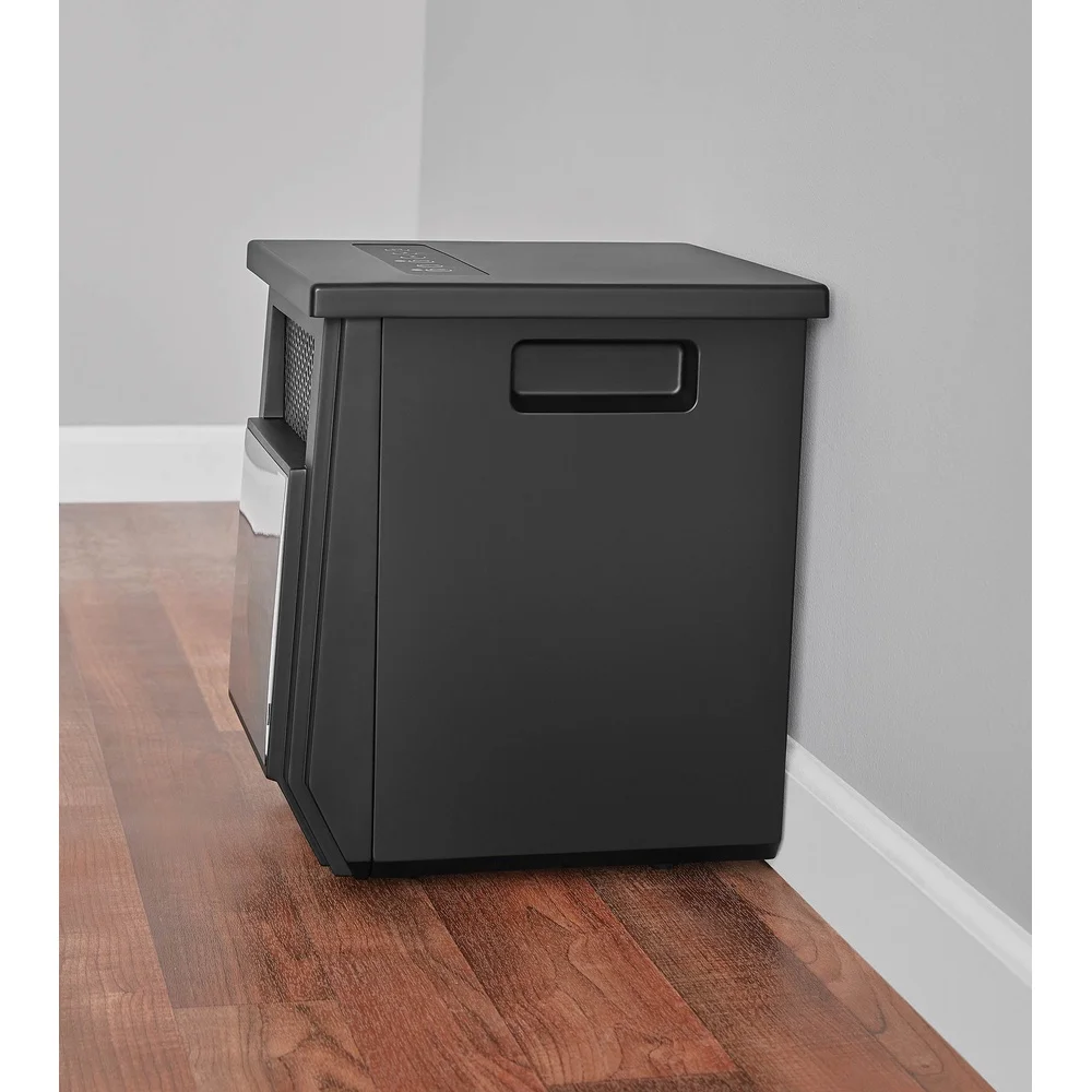 1500W Electric Infrared Space Heater Indoor with Timer Remote Control LED Display Thermostat Safety Features Portable Design