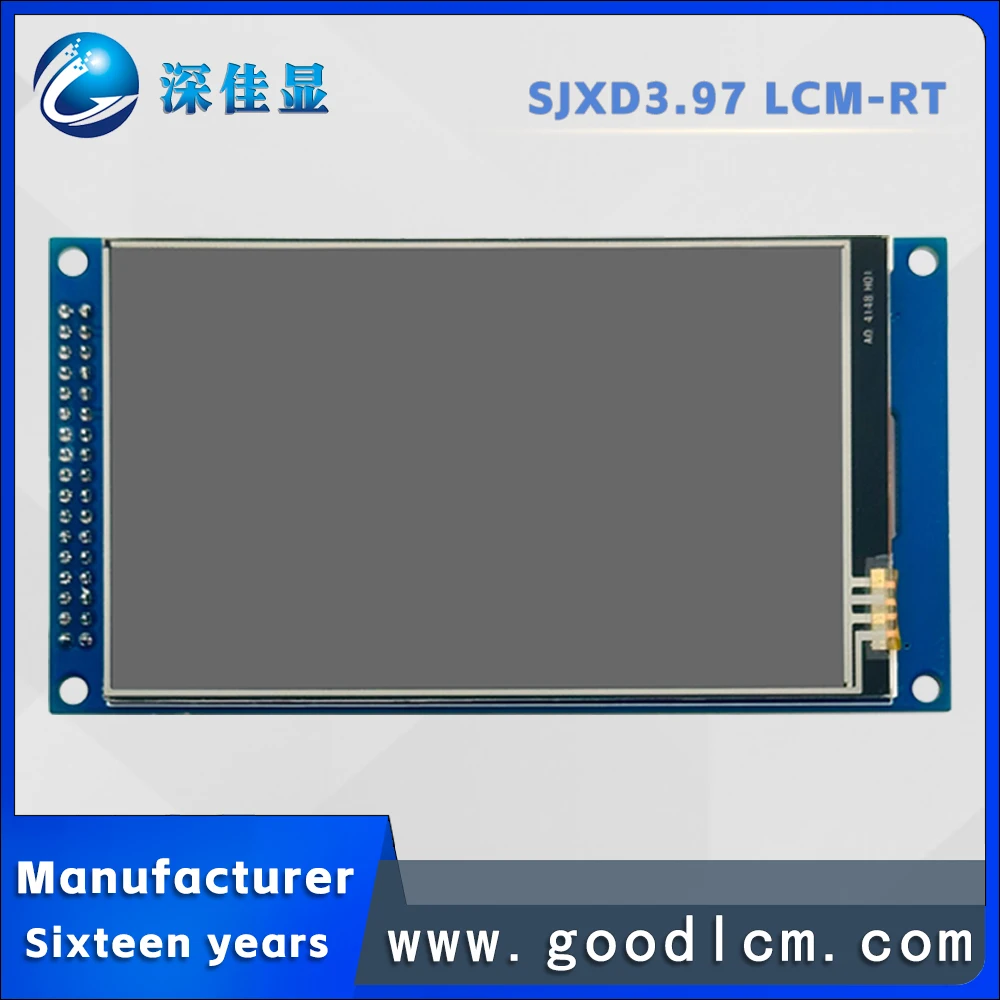 High definition 800X480 resistive touch TFT color screen 3.97-inch LCD display white LED backlight plug-in 34PIN