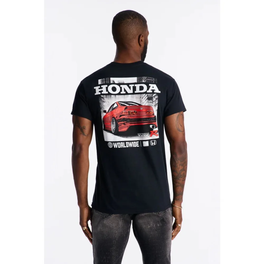 

Футболка Honda для мужчин и женщин Integra Type R, летняя, для мотоциклетных гонок, внедорожная, с коротким рукавом, весенняя, для автоспорта, стильная.