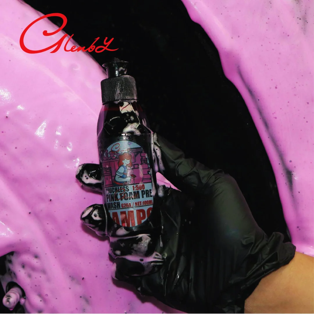 

Glenby Car Wash Active Foam Бесконтактный цветной шампунь Мыло Снежная пена для автоматического ухода за автомобилем Очиститель и очиститель супер пены