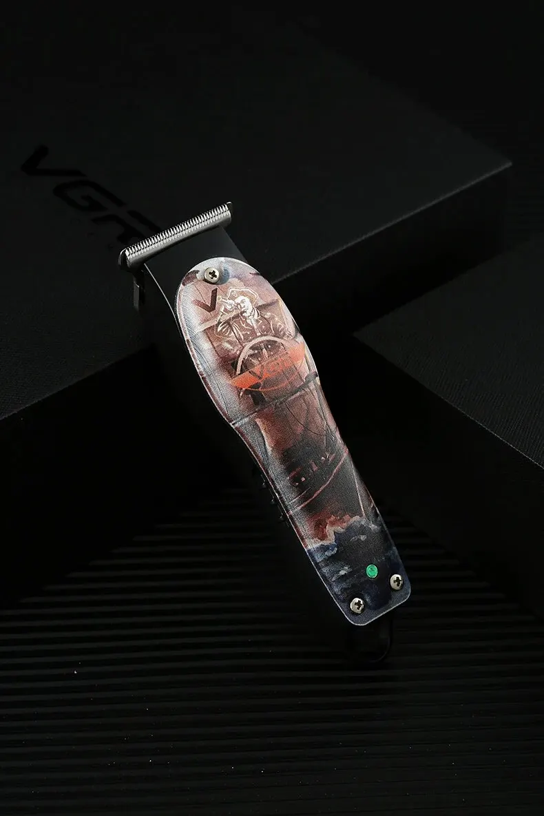 VGR Cross-border New Graffiti Shaver Electric Clipper Professional Electric Hair Clipper Engraving Oil Head Electric Fader V-953