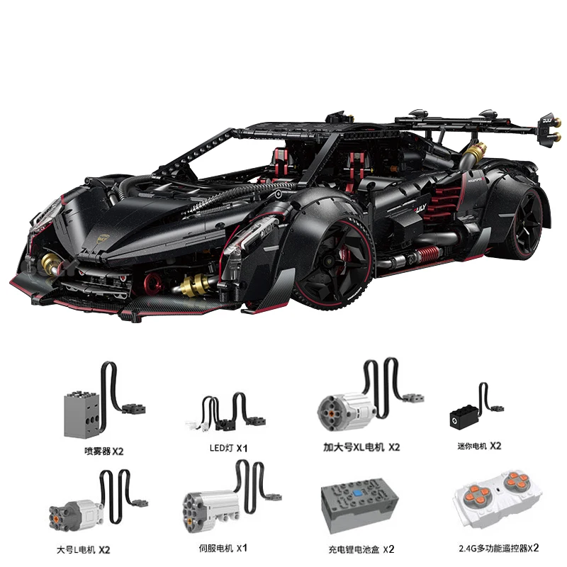 

Технология 3809 шт. всемирно известный автомобиль 1:8 суперкар Plug in Block Car, модель высокой сложности для взрослых, игрушка «сделай сам», подарок на день рождения для мальчика