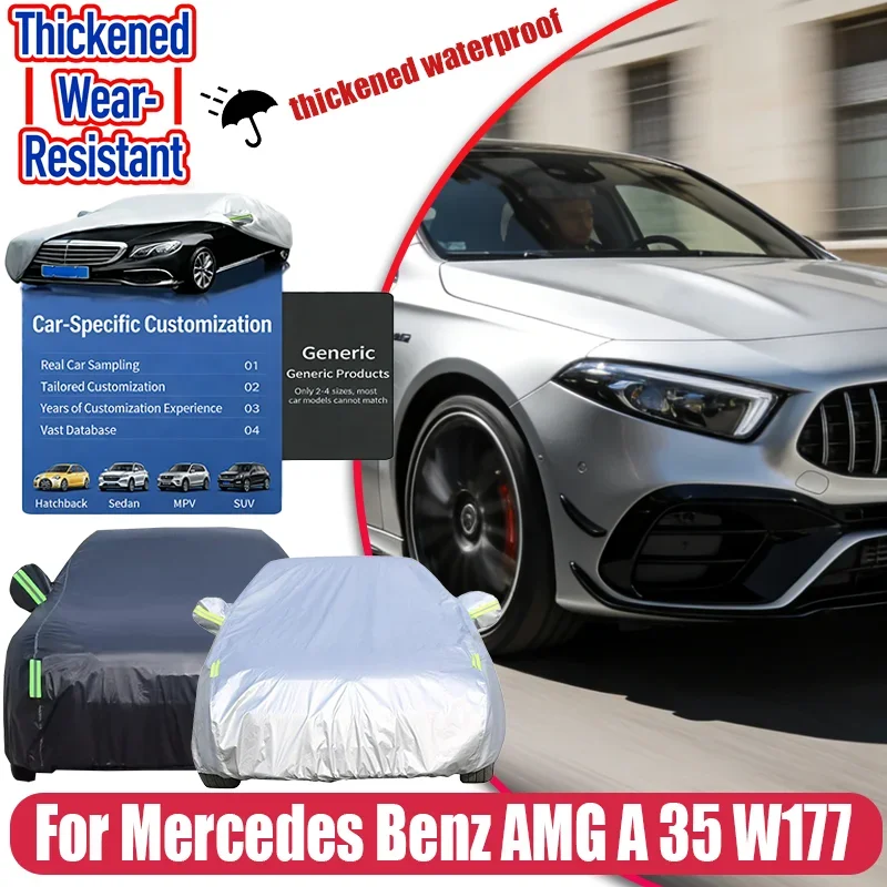 

Suitable for Mercedes-Benz AMG A 35 W177 Full Set Waterproof Sun Protection Cover Anti-Scratch Auto Accessories Car Cover