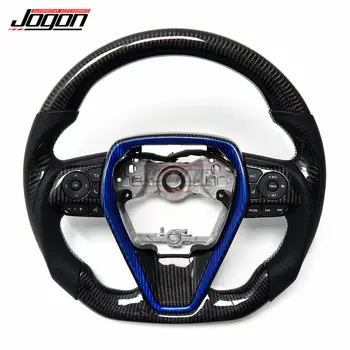 適用於豐田卡羅拉 E210 2019-2022 兩廂車的客製化碳纖維汽車方向盤,帶按鈕和框架蓋 8 最佳銷售 豐田卡羅拉 E210 兩廂車 - №5
