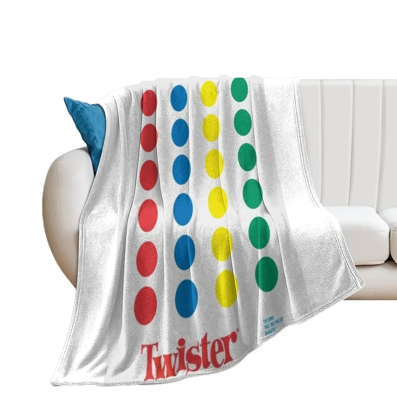 The Twister Game Blanket Throw Blanket Bed linens blankets ands Soft Big Multi-Purpose Blankets