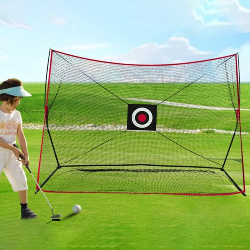 

Профессиональная сетка для тренировок по гольфу, уличная тренировочная сетка для гольфа, сетка для ударов мячом для начинающих, полиэстеровая сетка для использования в помещении, портативное спортивное оборудование